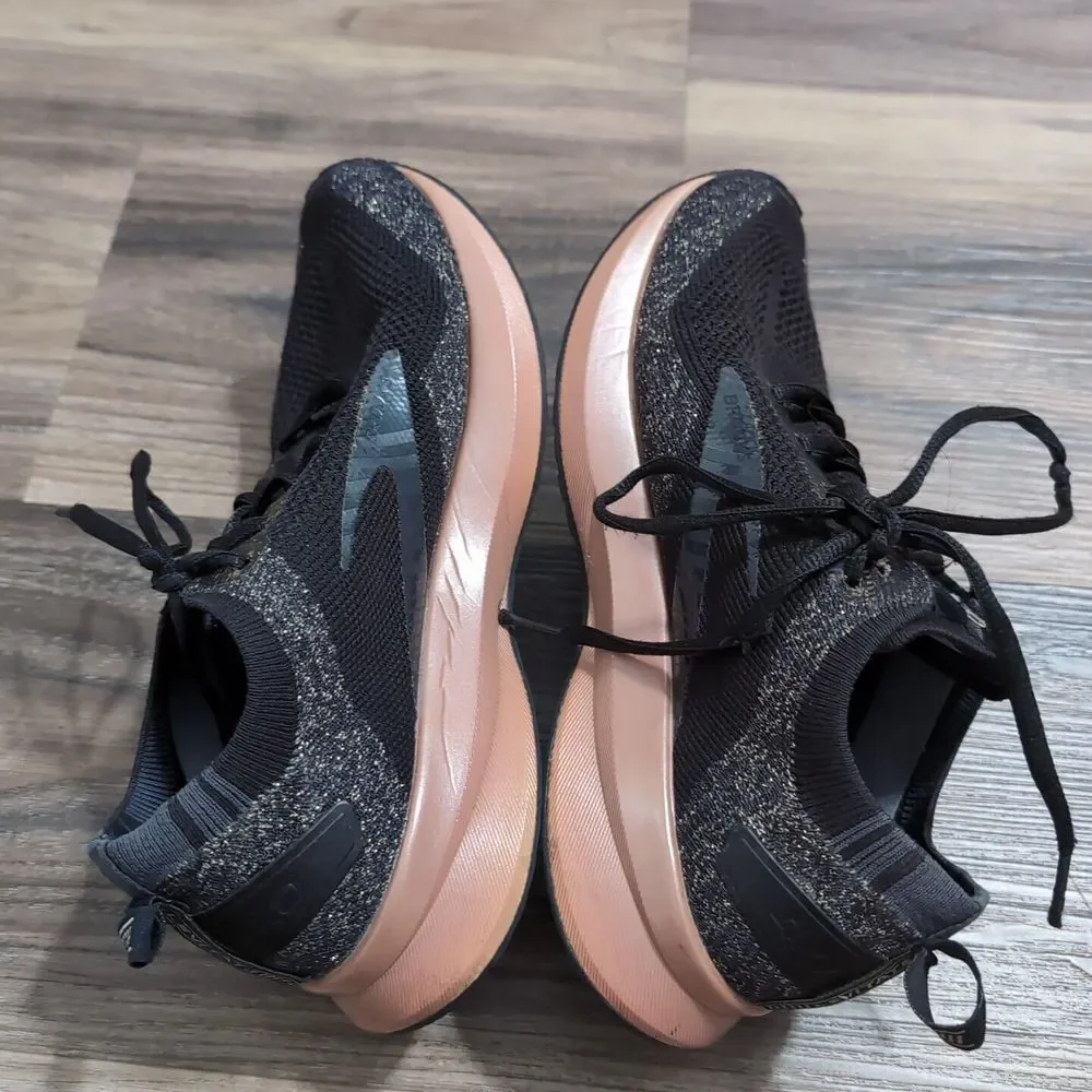 Wmns Brooks Levitate 4 Knit Walking-Running Shoe/ Black Rose Gold‎ /USED …